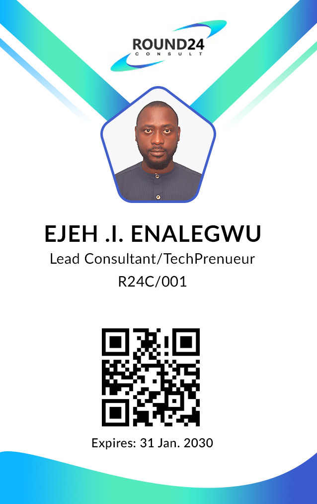Ejeh I. Enalegwu, Lead Consultant / TechPreneur